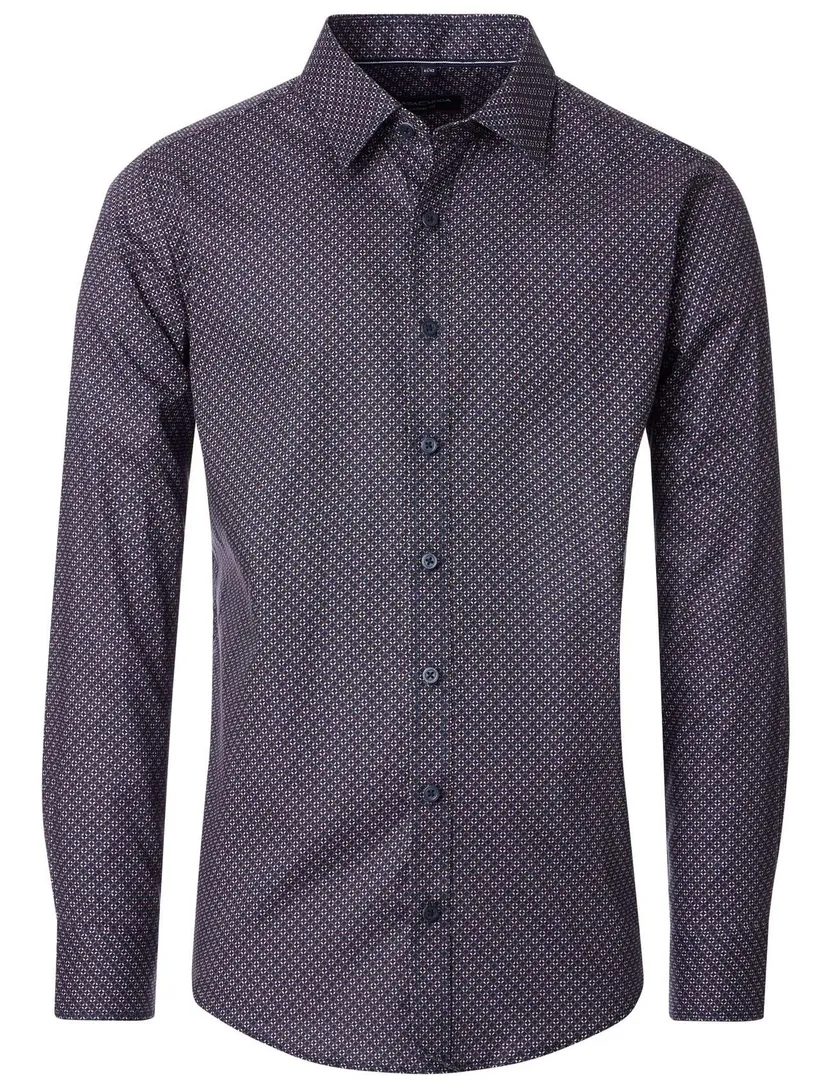 casual overhemd Casa Moda Casual Fit paars