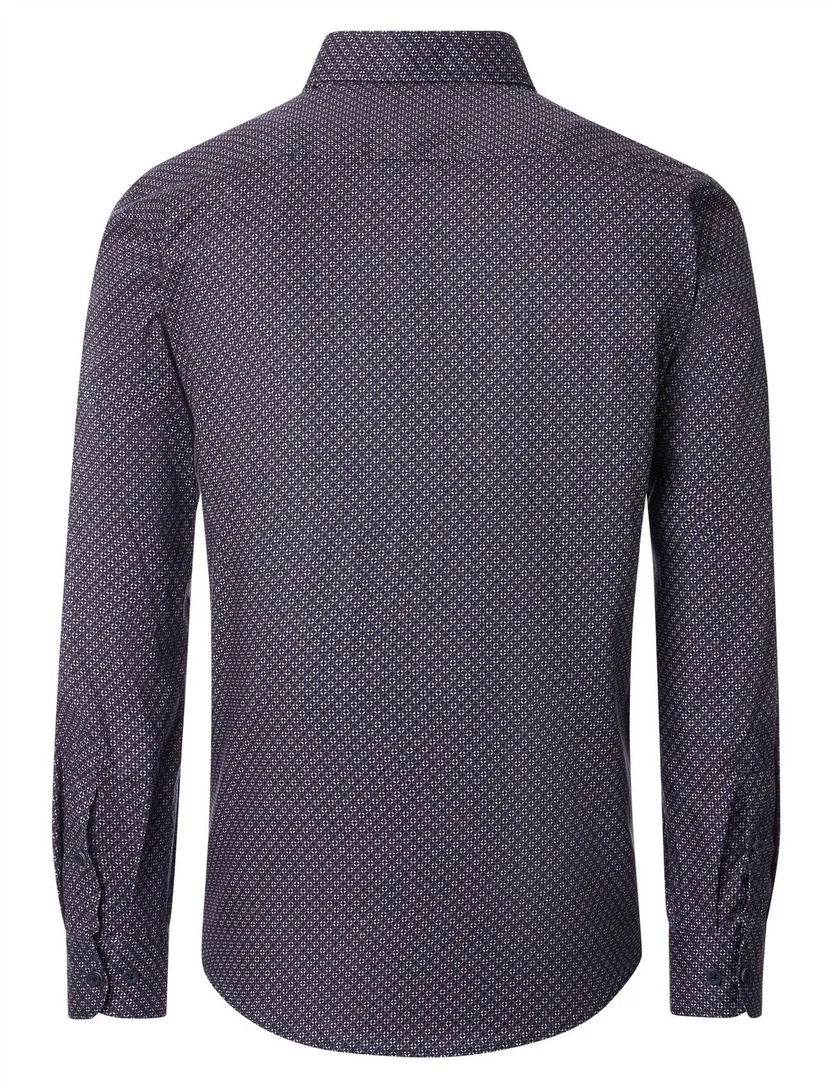 casual overhemd Casa Moda Casual Fit paars