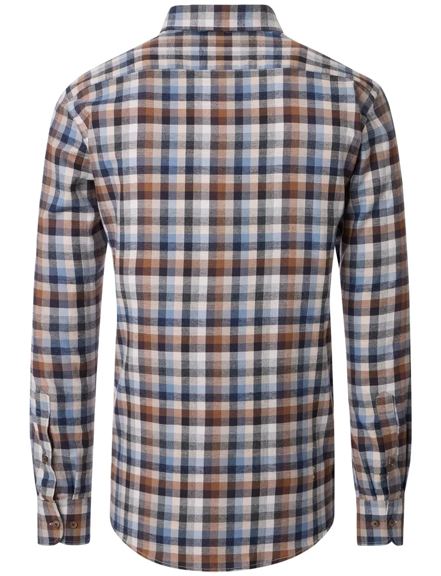 Casa moda overhemd casual fit katoen