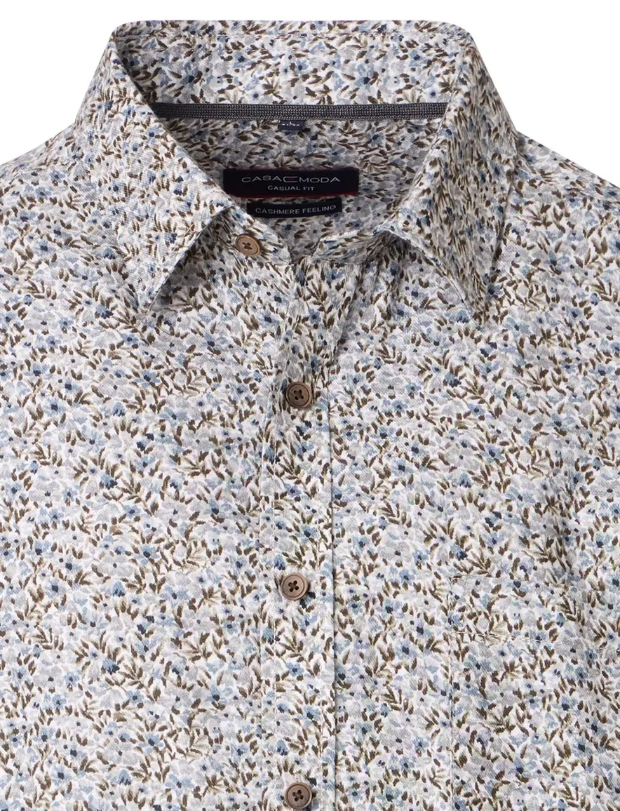Casa moda katoenen overhemd casual fit