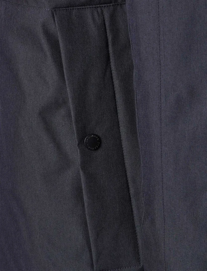 Casa Moda effen donkerblauwe winterjas normale fit