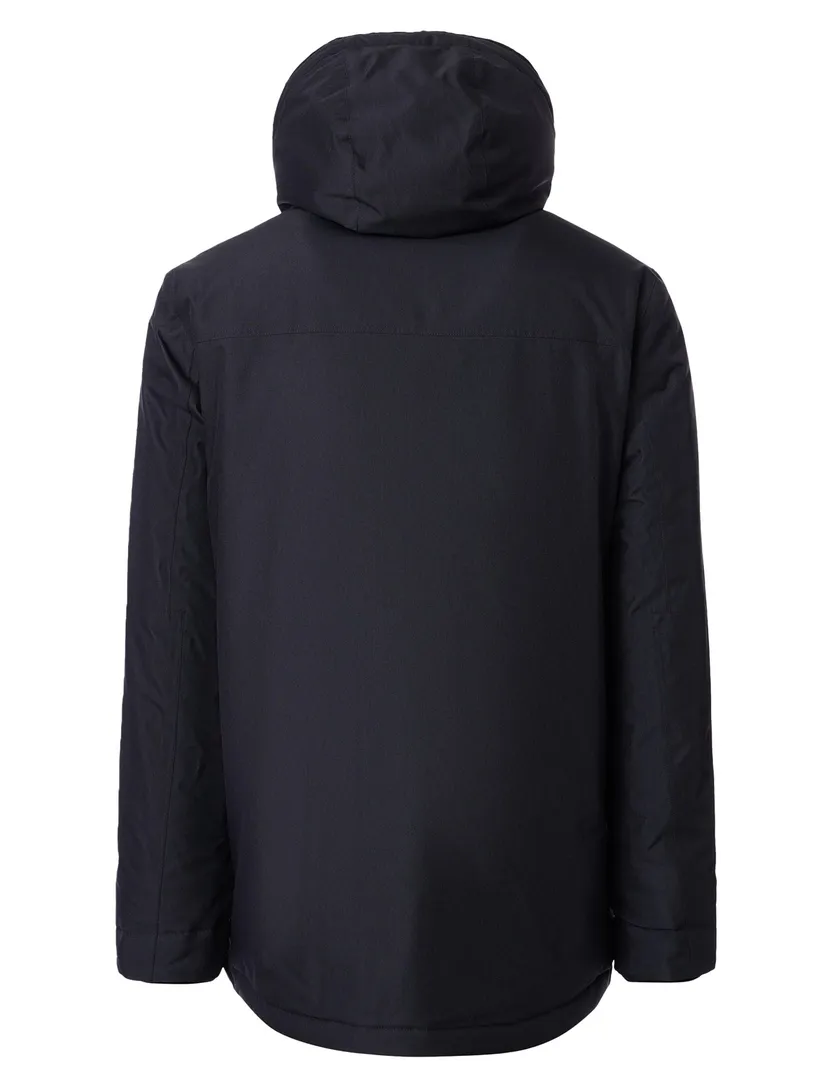 Casa Moda effen donkerblauwe winterjas normale fit