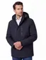 Casa Moda winterjas donkerblauw effen normale fit