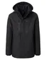 Casa moda effen grijs winterjas normale fit