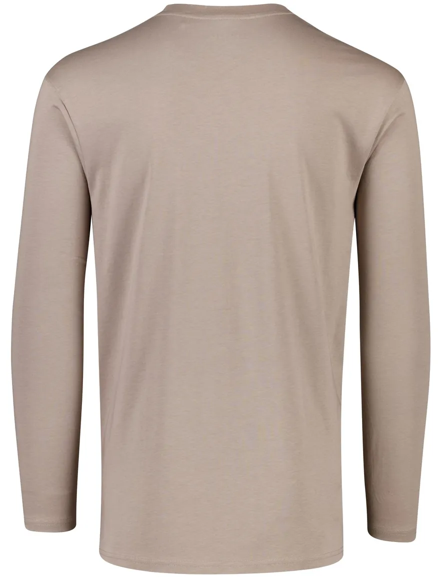Schiesser pyjama comfort fit katoen blauw