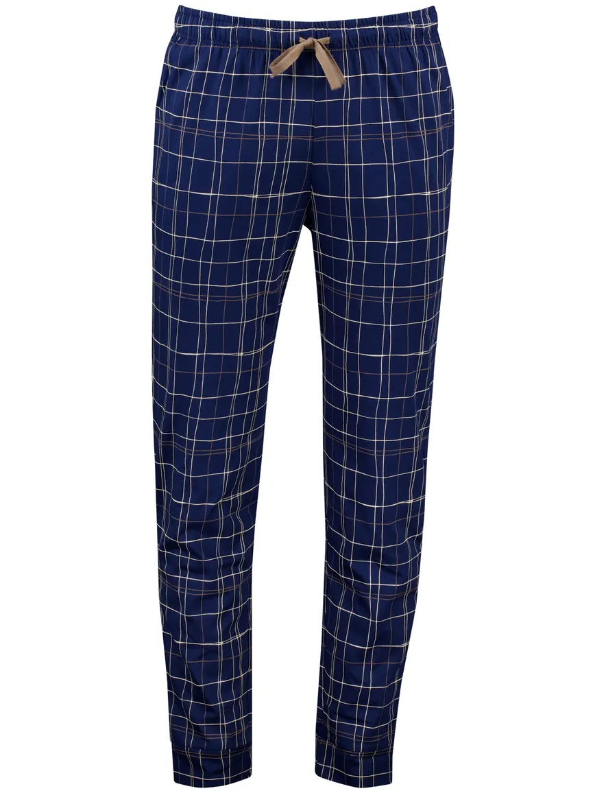 pyjamabroek blauw Schiesser Mix+Relax