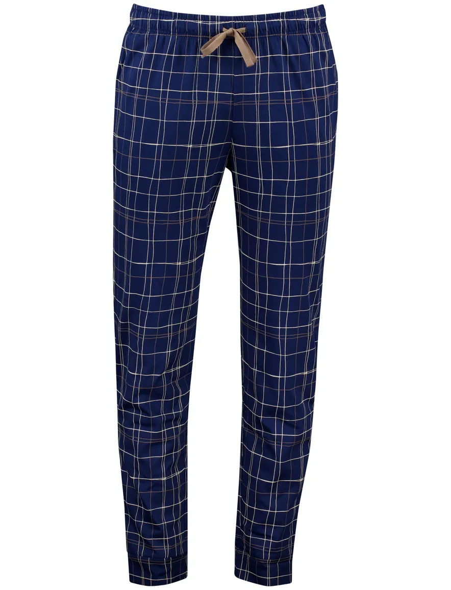 Schiesser Mix+Relax pyjamabroek blauw