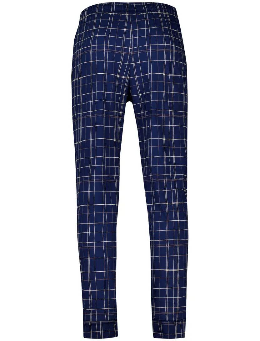 pyjamabroek Schiesser Mix+Relax blauw