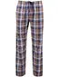Schiesser pyjamabroek bruin geruit katoen