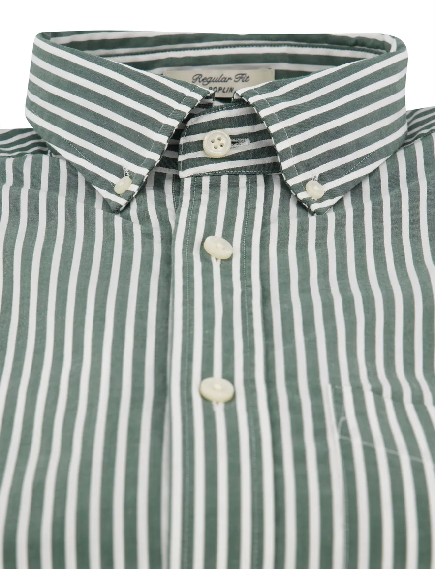 casual overhemd groen Gant Regular Fit