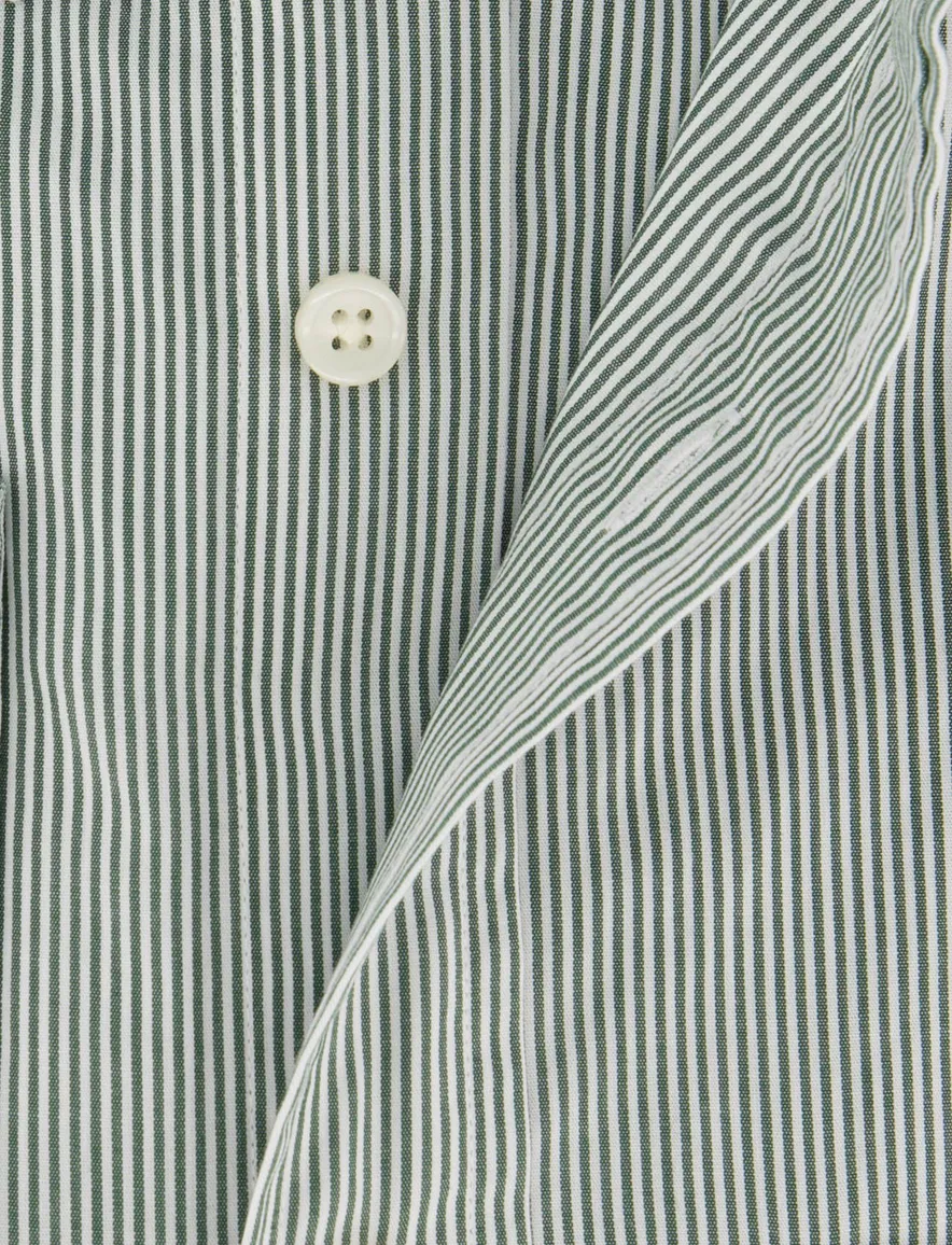 Gant Regular Fit casual overhemd groen katoen