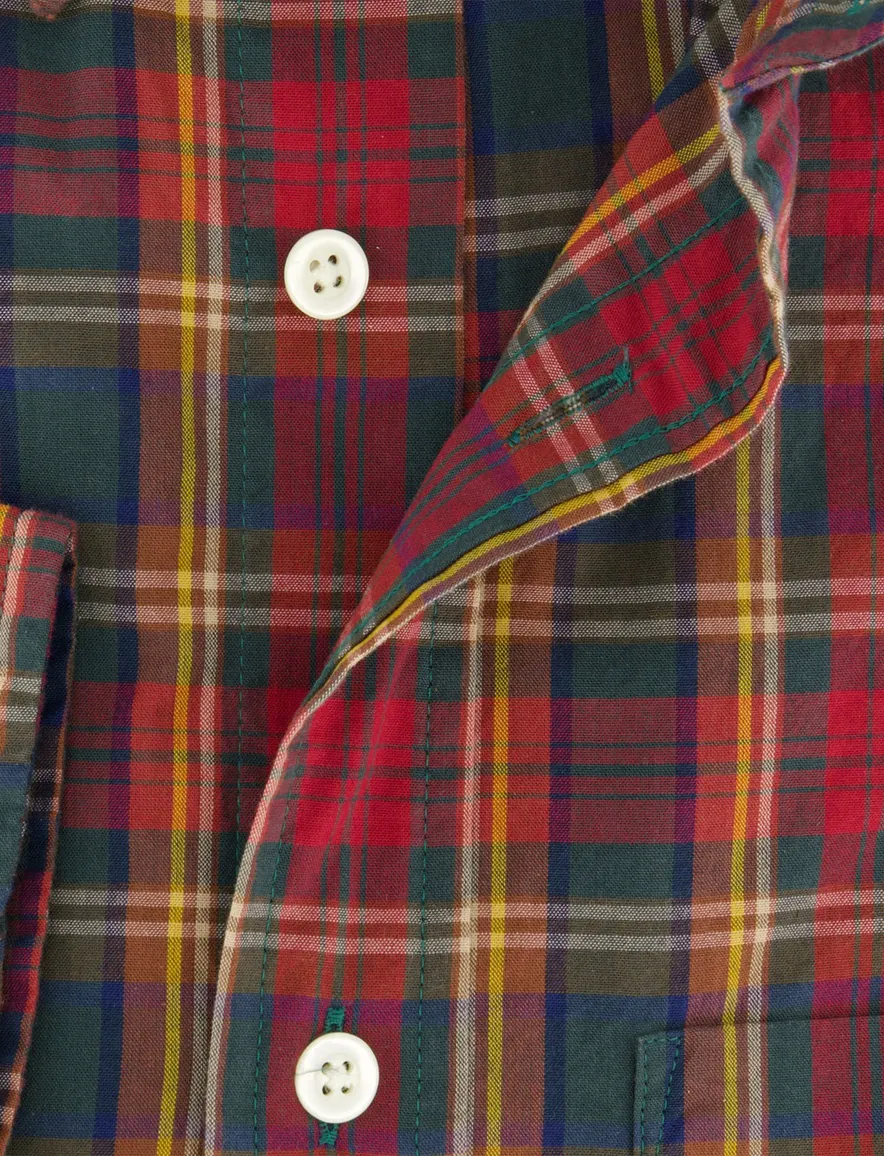 Gant Regular Fit casual overhemd rood geruit