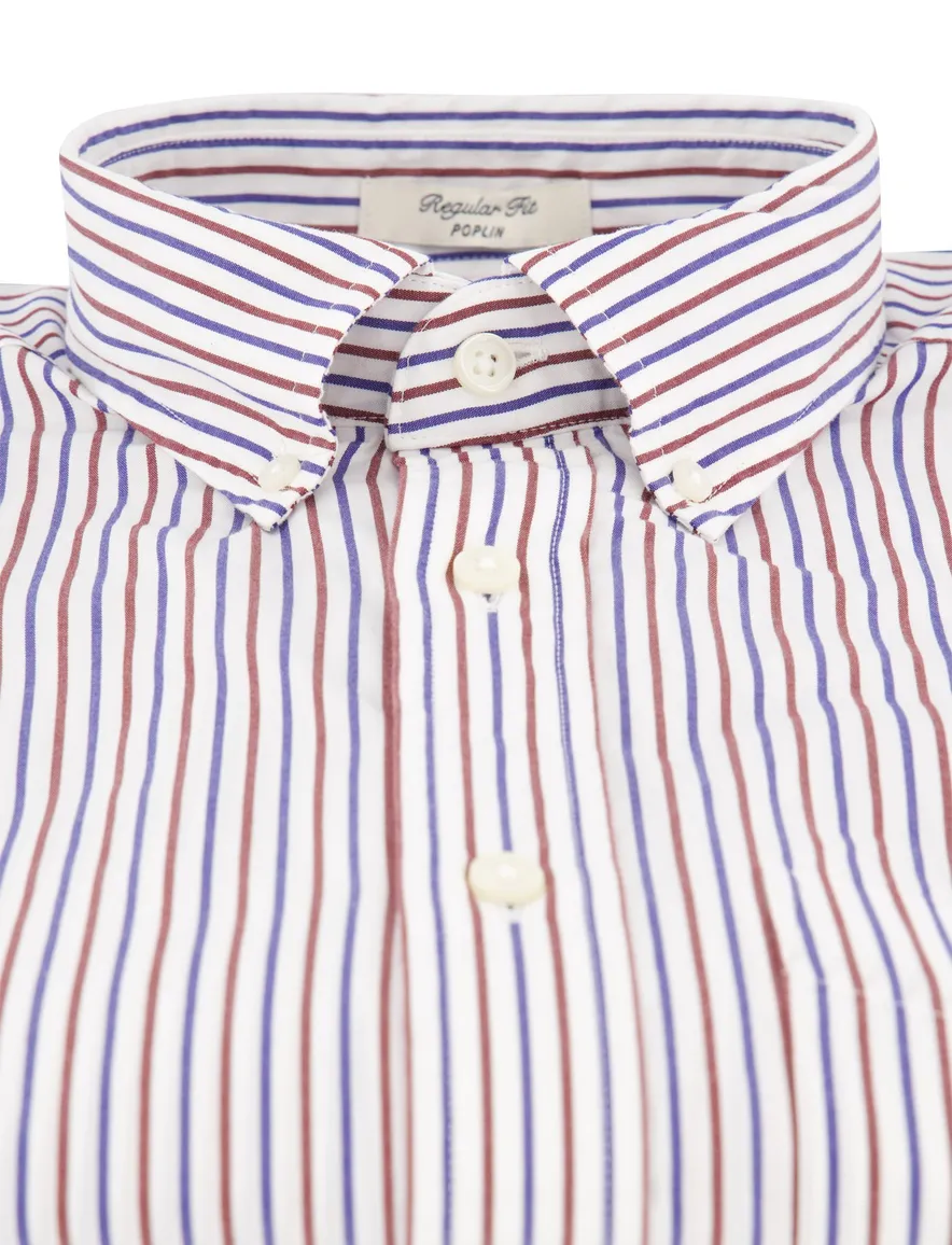 casual overhemd rood Gant Regular Fit