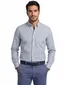 Gant overhemd blauw geruit lange mouwen