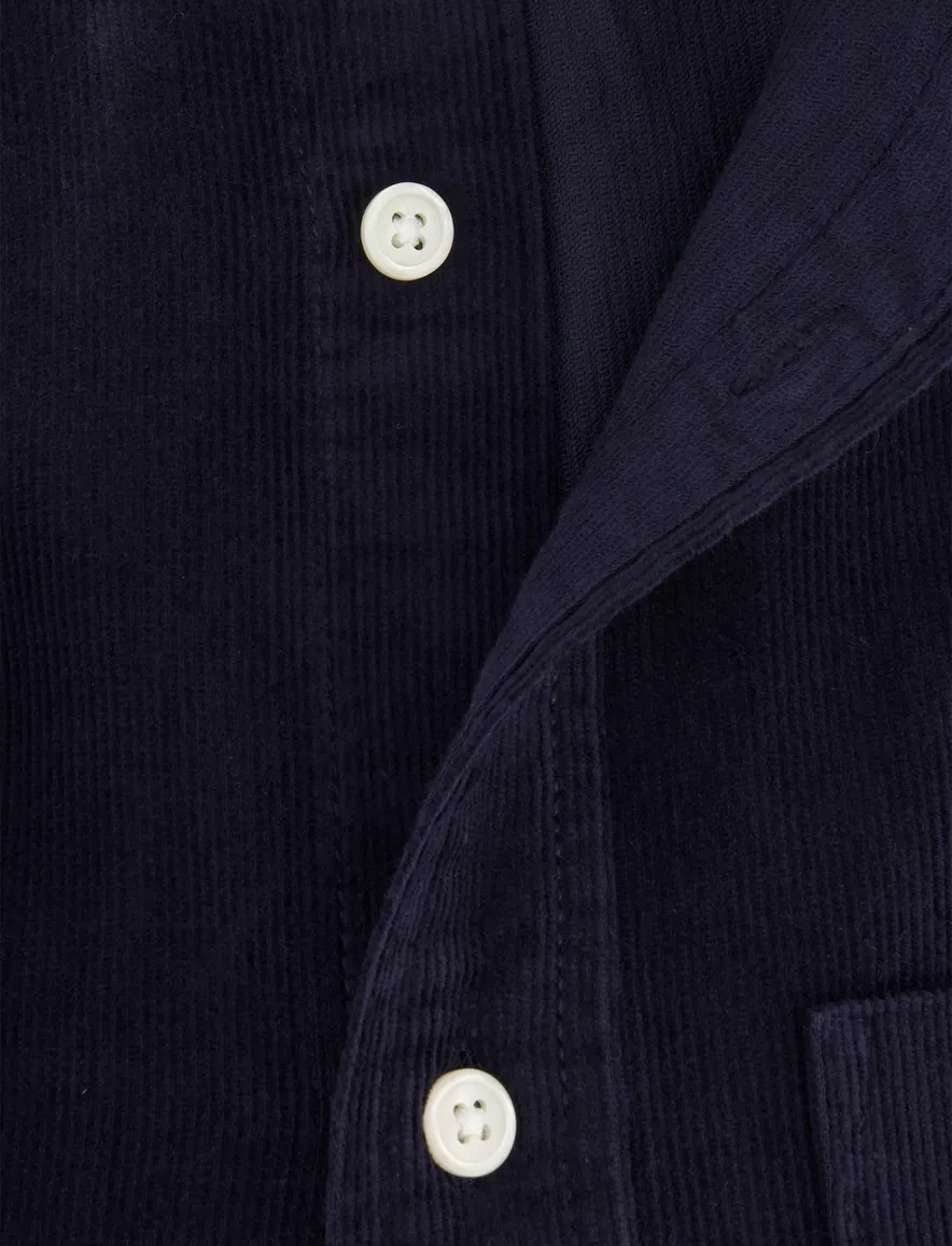 Gant Regular Fit casual overhemd donkerblauw