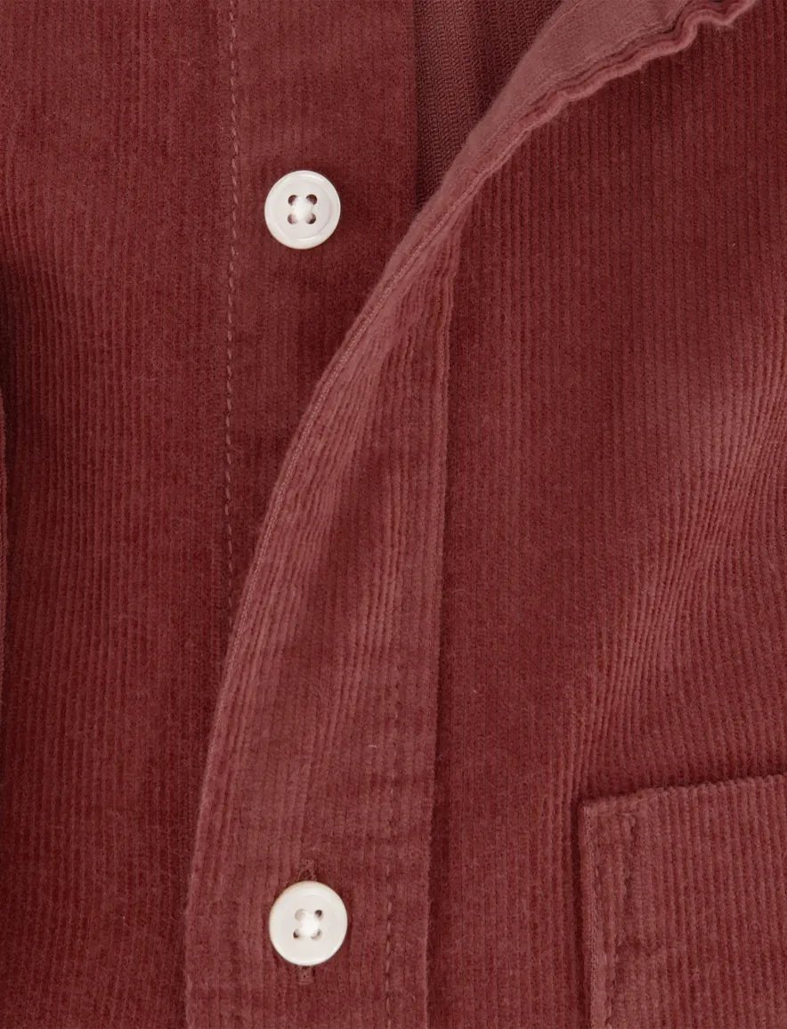 Gant regular fit casual overhemd roest corduroy katoen