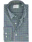 Gant overhemd blauw groen geruit