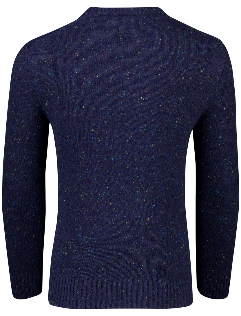 Gant regular fit trui donkerblauw wol