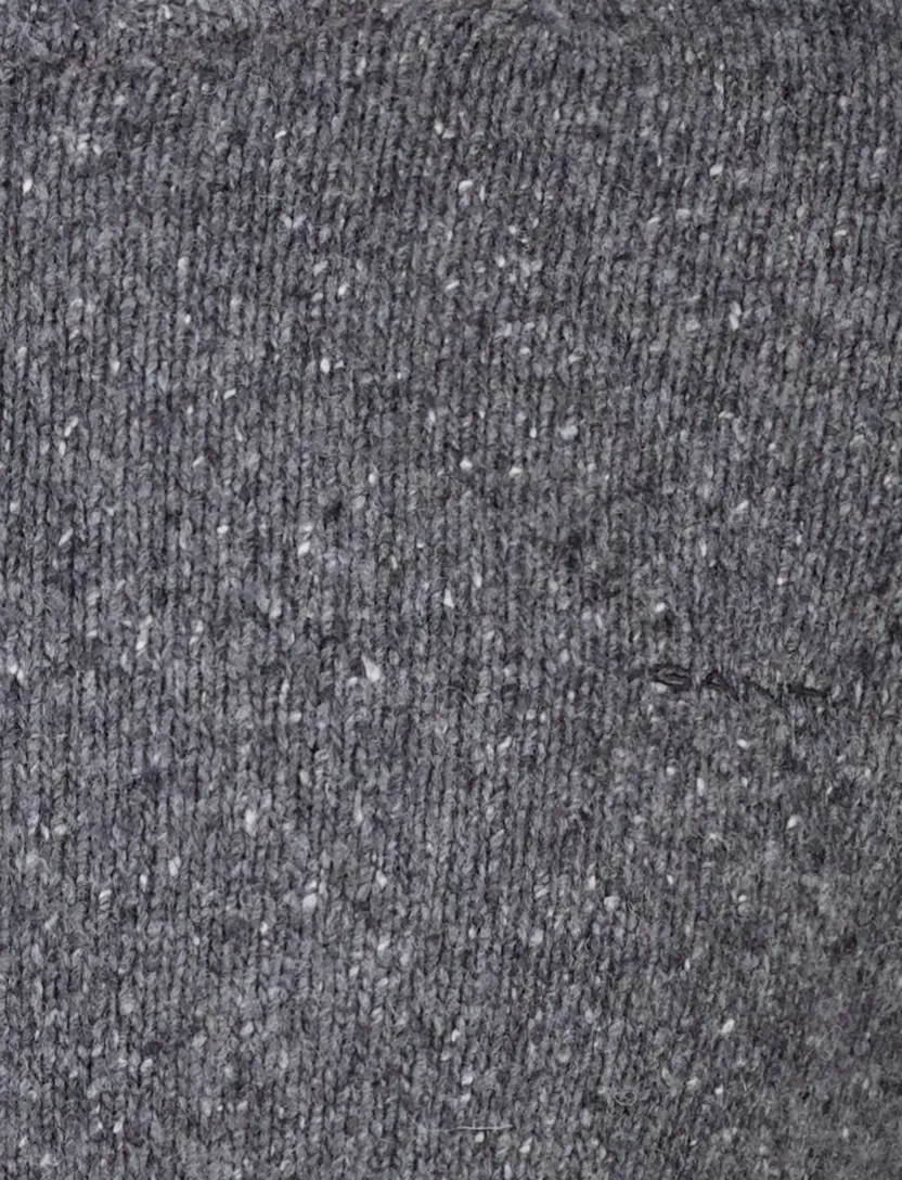 Gant grijs trui ronde hals wol