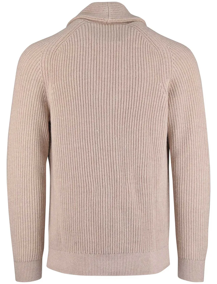 Gant gebreid vest wol beige
