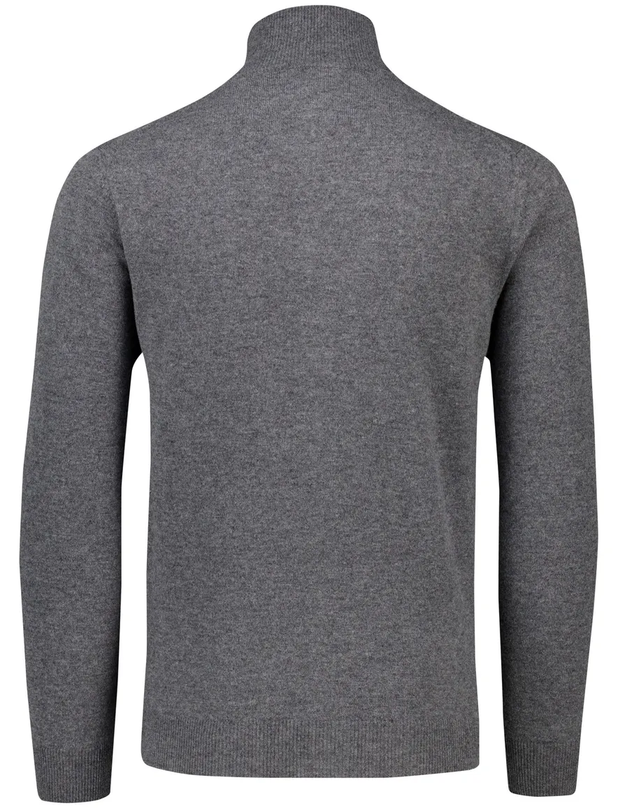 Gant vest antraciet gemeleerd