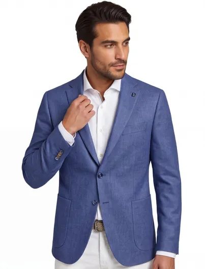 Digel Digel colbert edward modern fit blauw normale fit