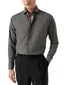 Eton slim fit business overhemd grijs wide spread boord