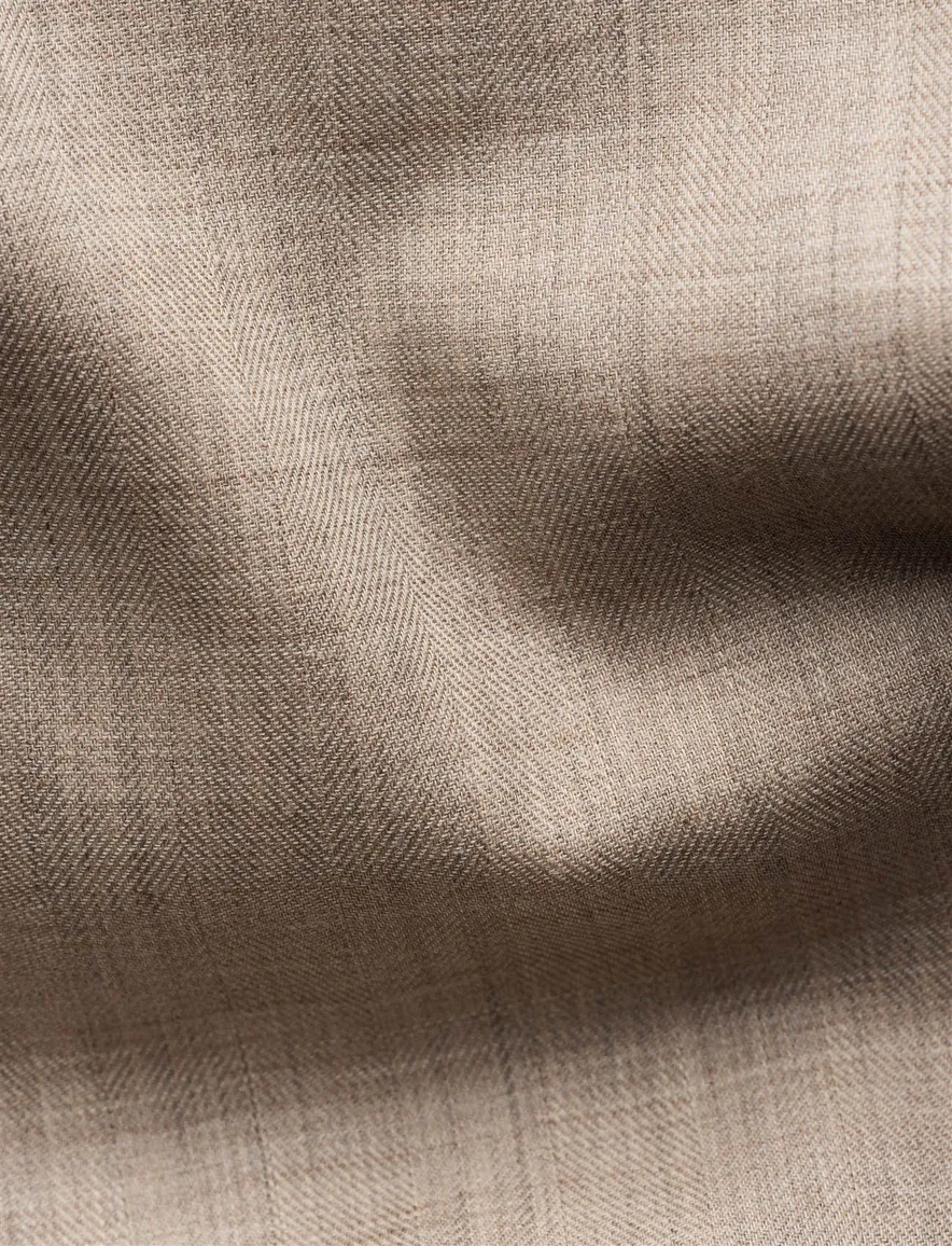 Eton Slim Fit business overhemd beige