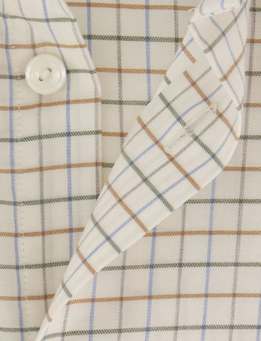 business overhemd beige Eton Contemporary Fit