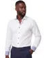 Overhemd Eton Classic Fit wit katoen