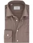 Eton classic fit overhemd katoen taupe