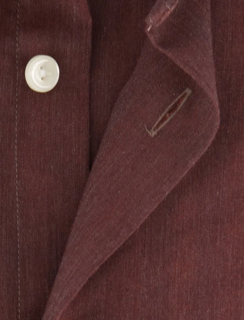 Eton classic fit overhemd katoen bordeaux