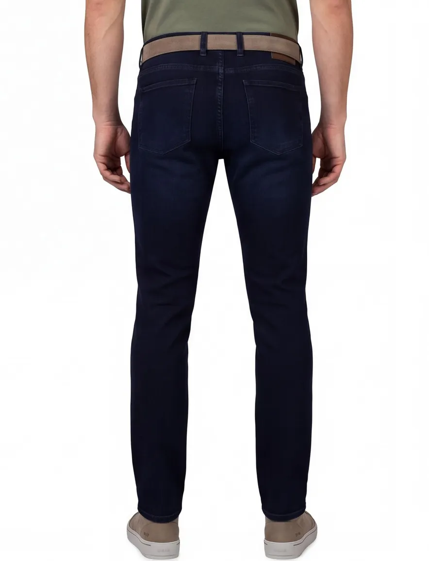 Gardeur denim jeans effen donkerblauw