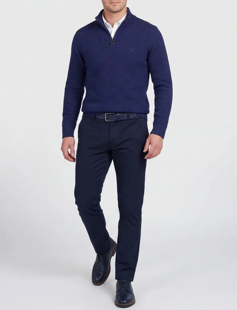 trui Barbour donkerblauw