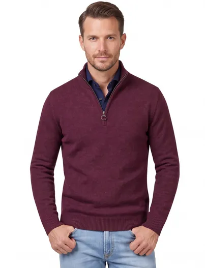 Barbour trui Barbour bordeaux