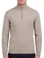 Barbour trui grijs half zip