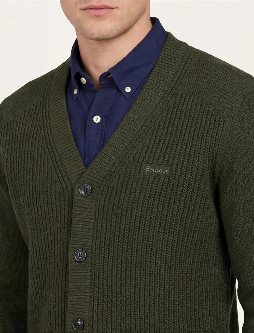 vest Barbour groen