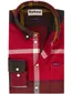 Casual overhemd Barbour tailored fit rood katoen