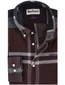 Casual overhemd Barbour tailored fit aubergine button-down boord