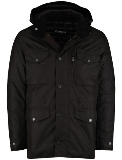 Barbour Barbour bruin effen winterjas normale fit