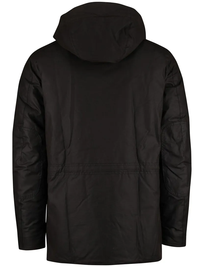 Barbour winterjas bruin effen normale fit