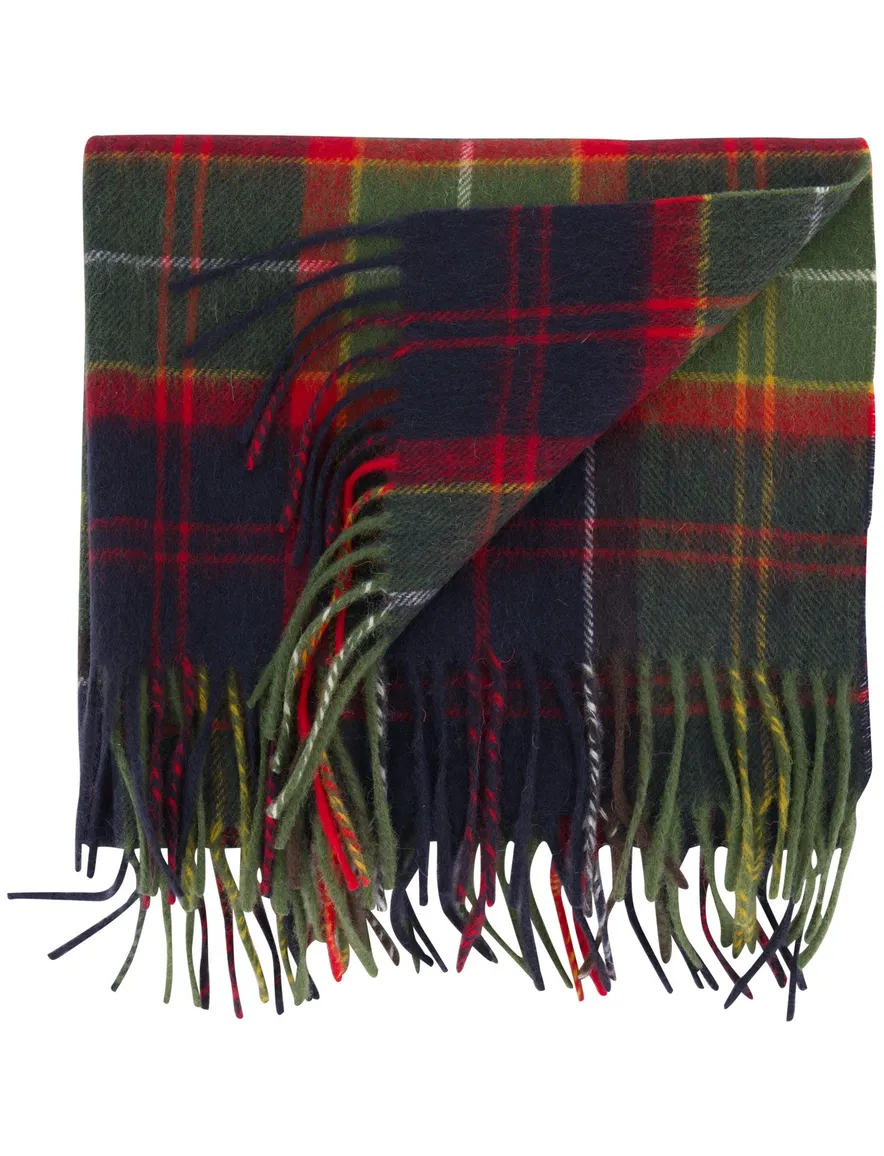 Geruite sjaal Barbour groen navy