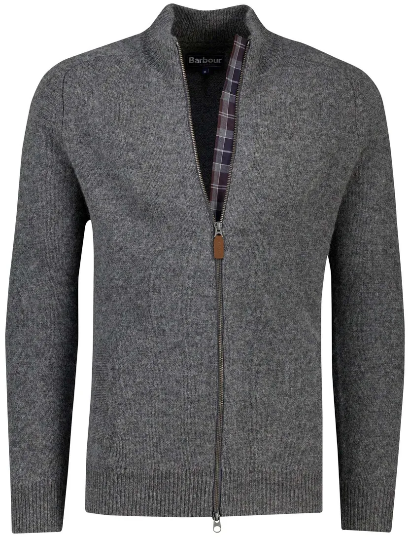 vest Barbour antraciet