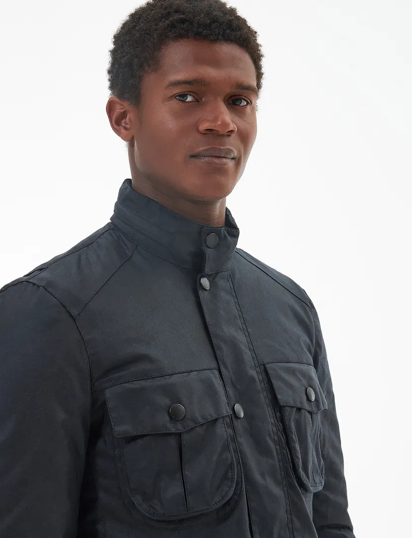 Barbour corbridge jack donkerblauw