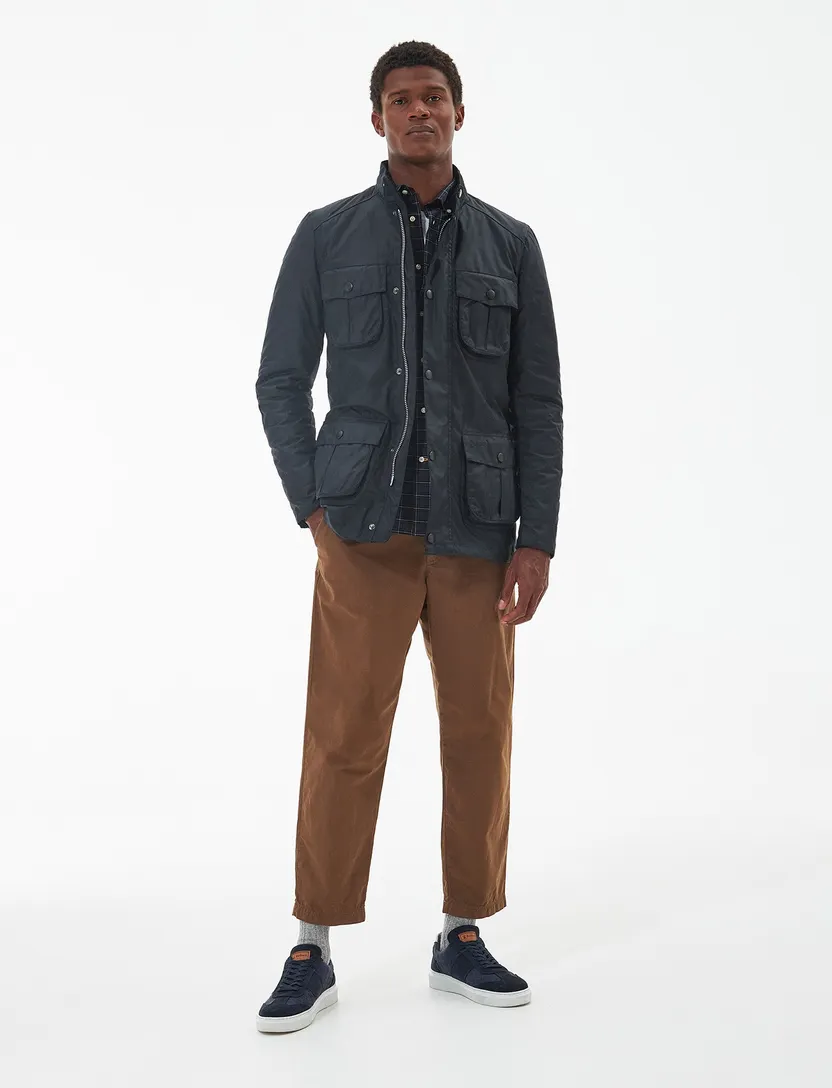 Barbour corbridge jack donkerblauw