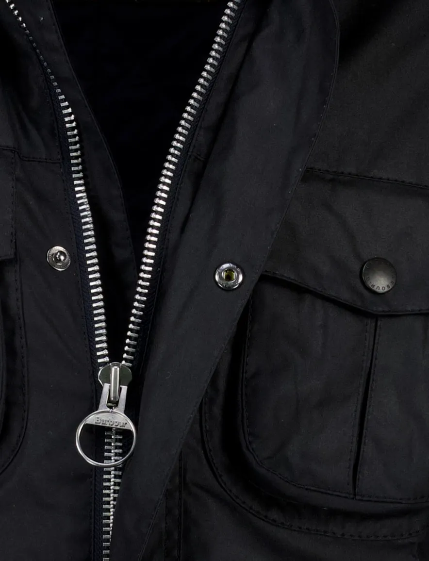Barbour corbridge jack donkerblauw