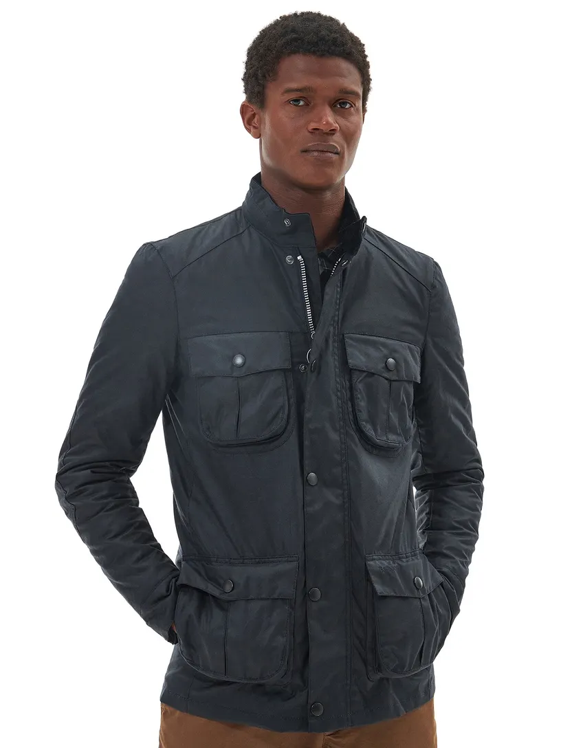 Barbour corbridge jack donkerblauw