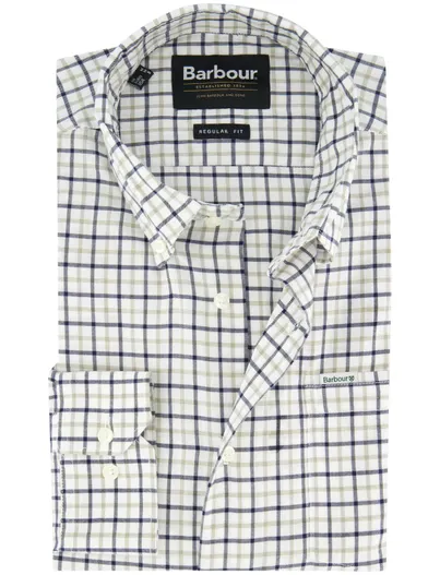 Barbour Barbour regular fit overhemd grijs