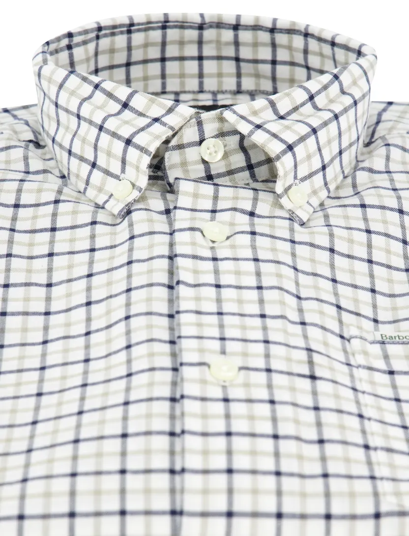 Barbour regular fit overhemd grijs