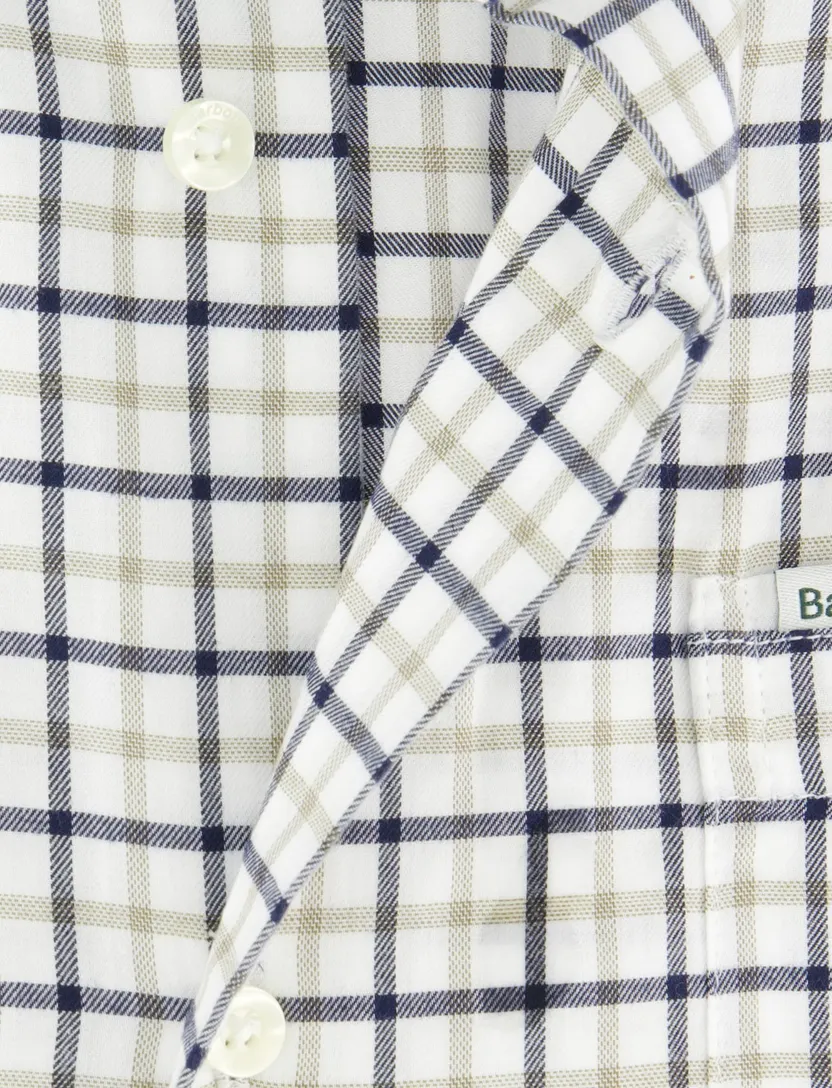 Barbour regular fit overhemd grijs
